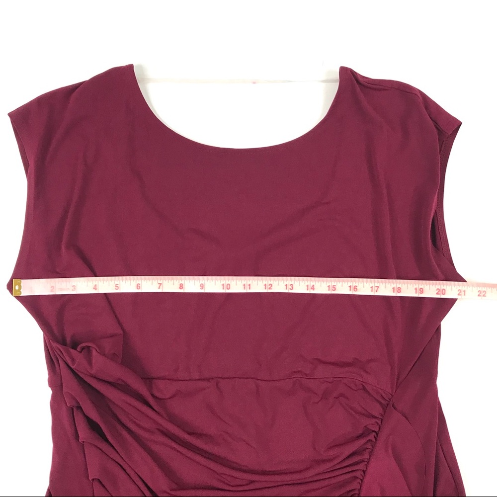 New Lane Bryant Ruffle Maxi Dress Scoop Back - Picture 8 of 9